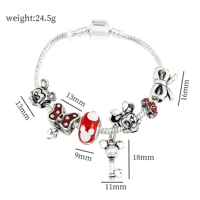 Marvel Superhero Spiderman Charm Bracelet