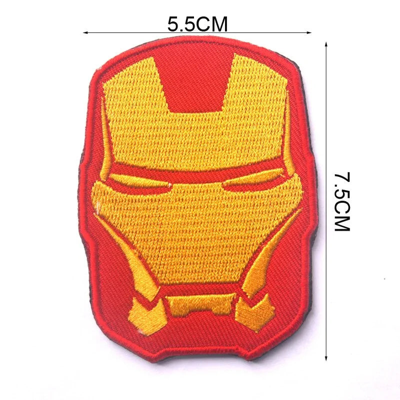 DC & Marvel Embroidered Heat Patches