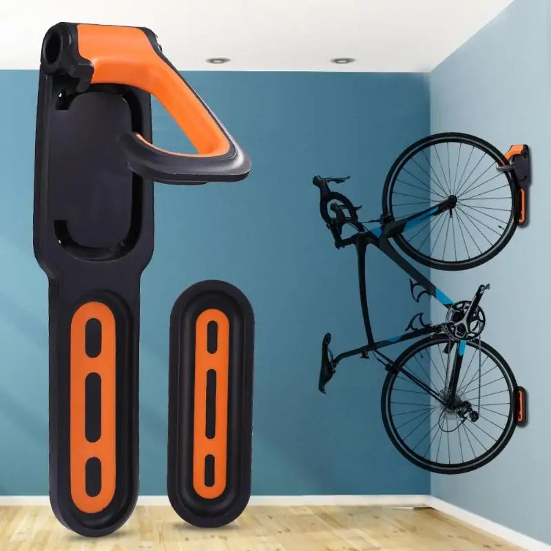 Bike Rack Sleek Orange and Black