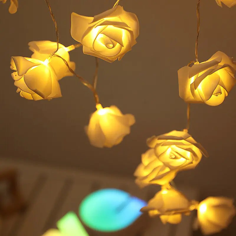 Rose LED String Lights