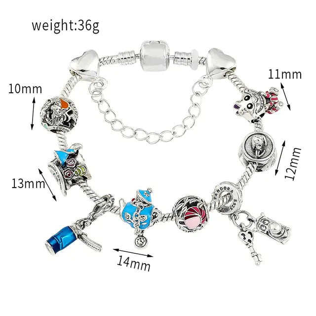 Marvel Superhero Spiderman Charm Bracelet