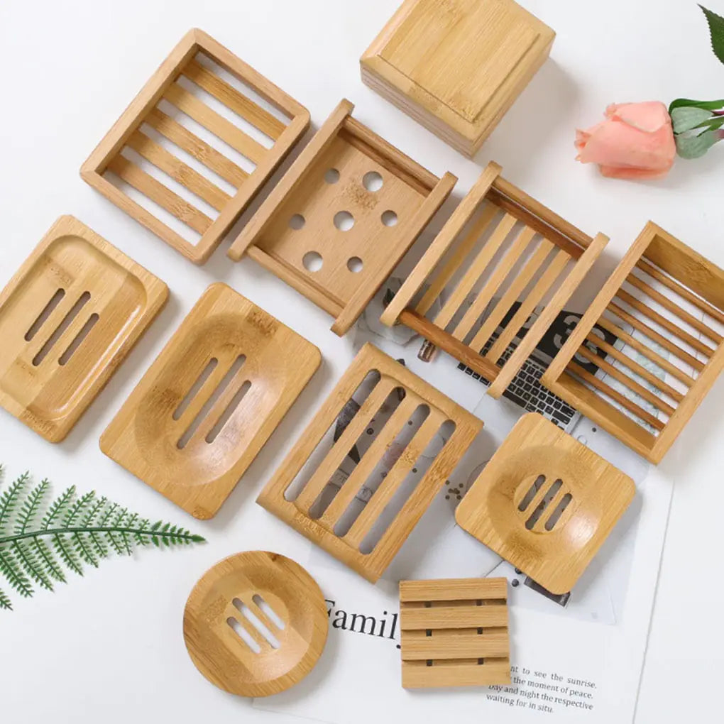 Variety Bamboo Soap Dishes