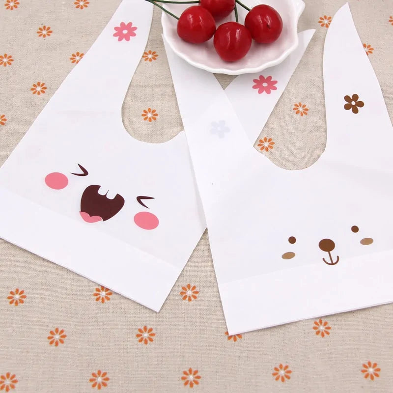 Cute Animal Ear Plastic Bags