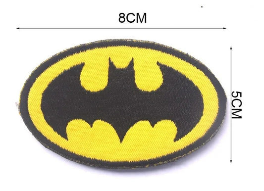 DC & Marvel Embroidered Heat Patches