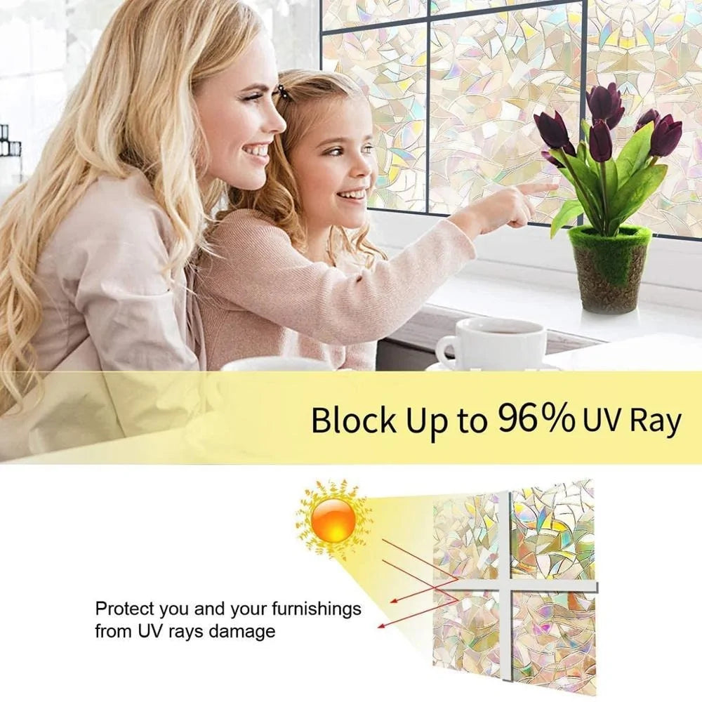 3d Rainbow Effect Window Film