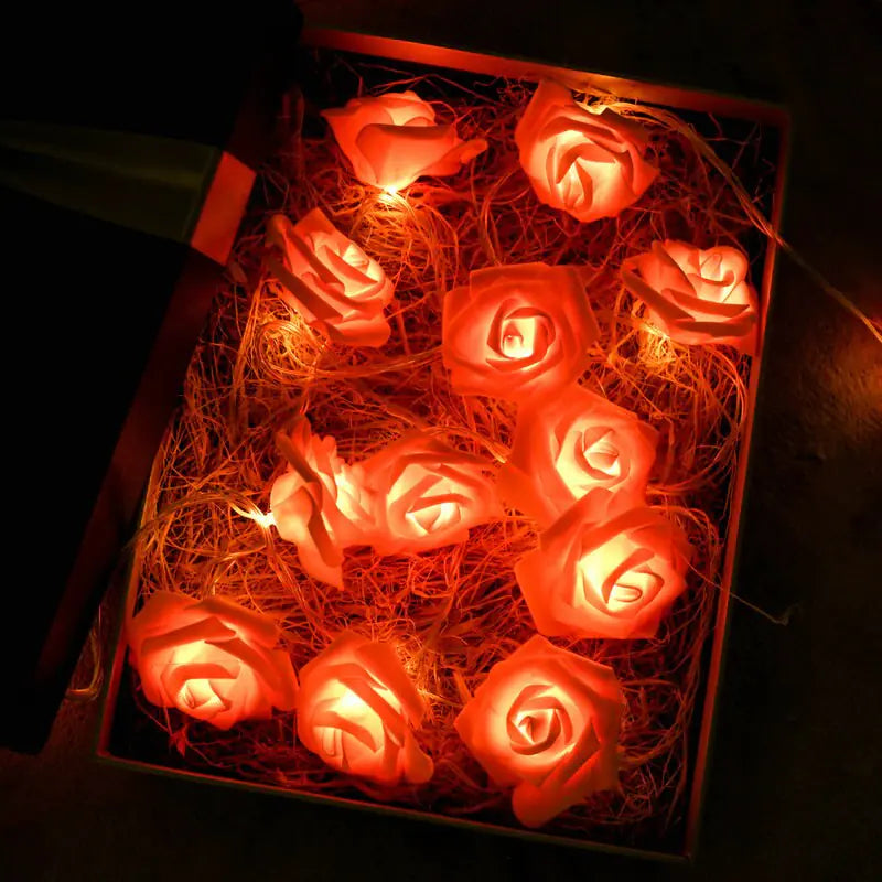 Rose LED String Lights