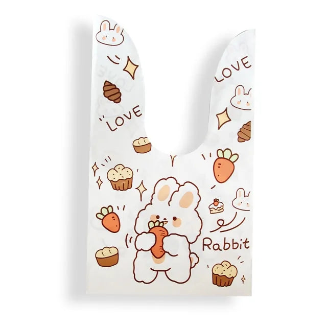 Cute Animal Ear Plastic Bags