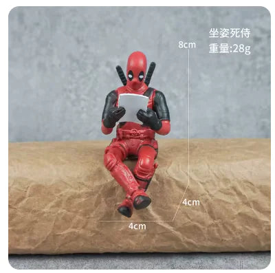 6 Types Deadpool 8cm Action Figures- Different Poses to Choose From!