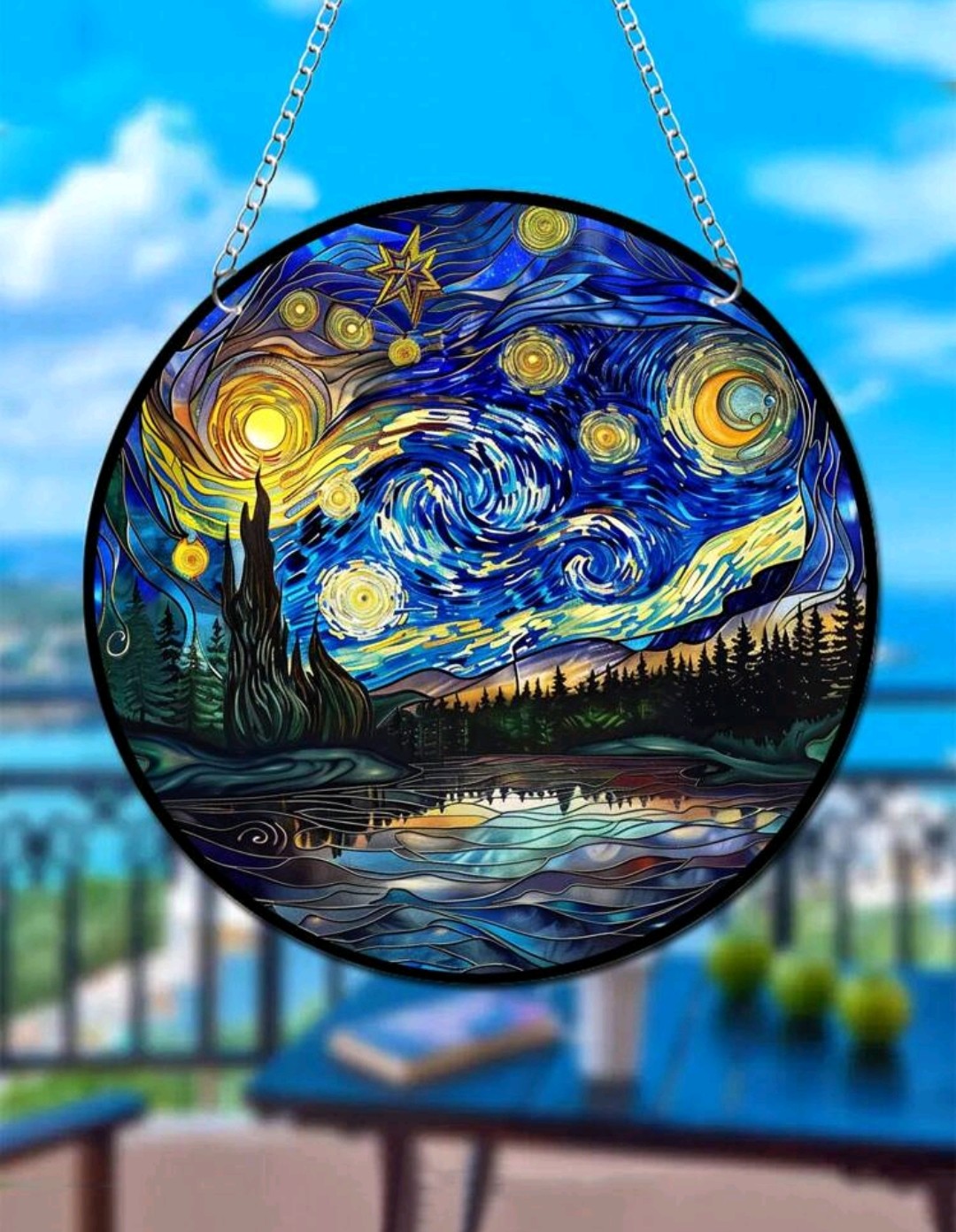 Starry Sky Sun Acrylic Suncatcher