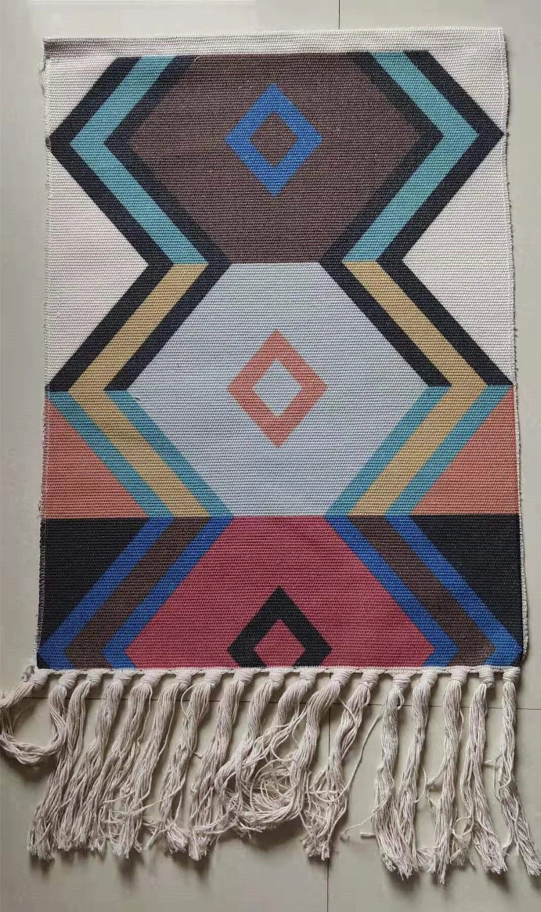 Hanging Backdrop Geometric Tapestry