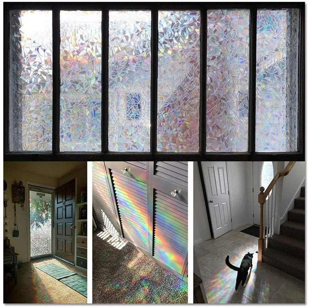 3d Rainbow Effect Window Film