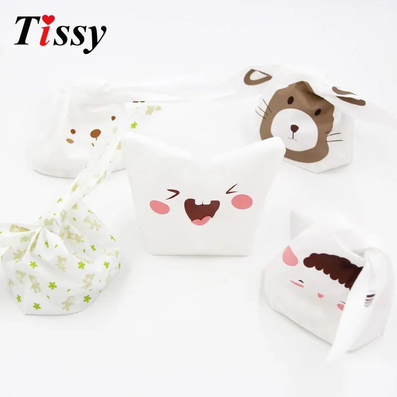 Cute Animal Ear Plastic Bags