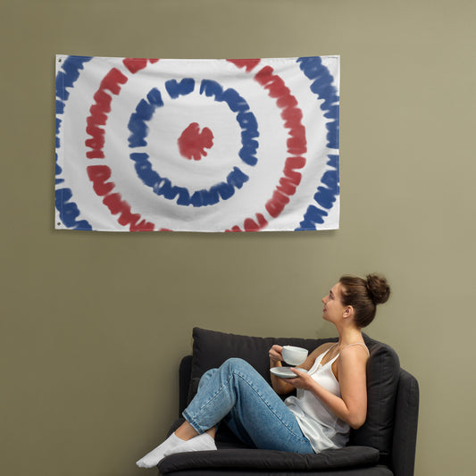 American Tie-Die Flag