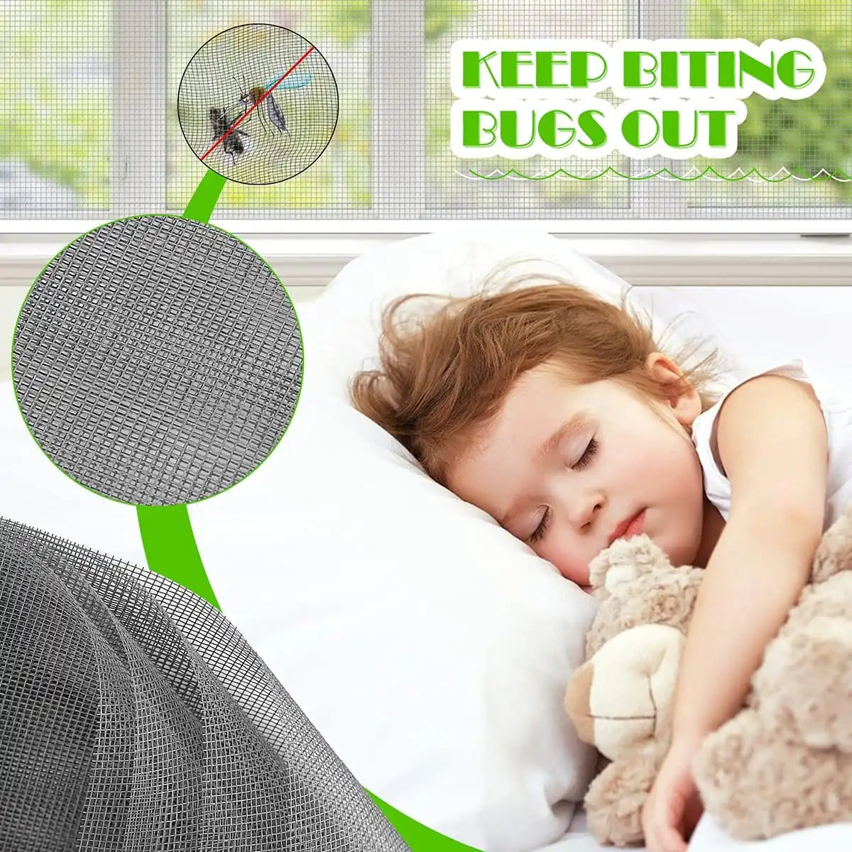 Magnetic Window Screen Anti Insect