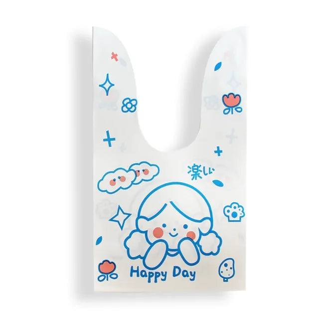 Cute Animal Ear Plastic Bags