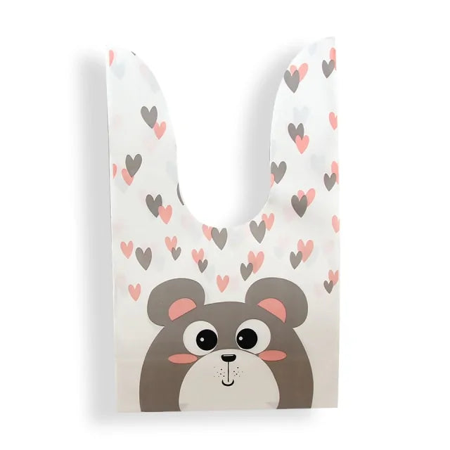 Cute Animal Ear Plastic Bags