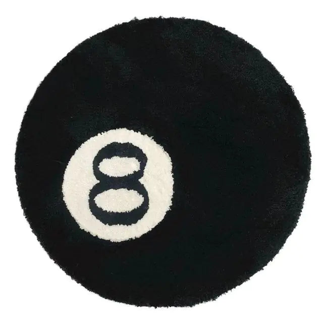 Stylish 8 Ball Rug