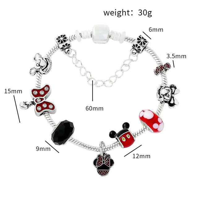 Marvel Superhero Spiderman Charm Bracelet