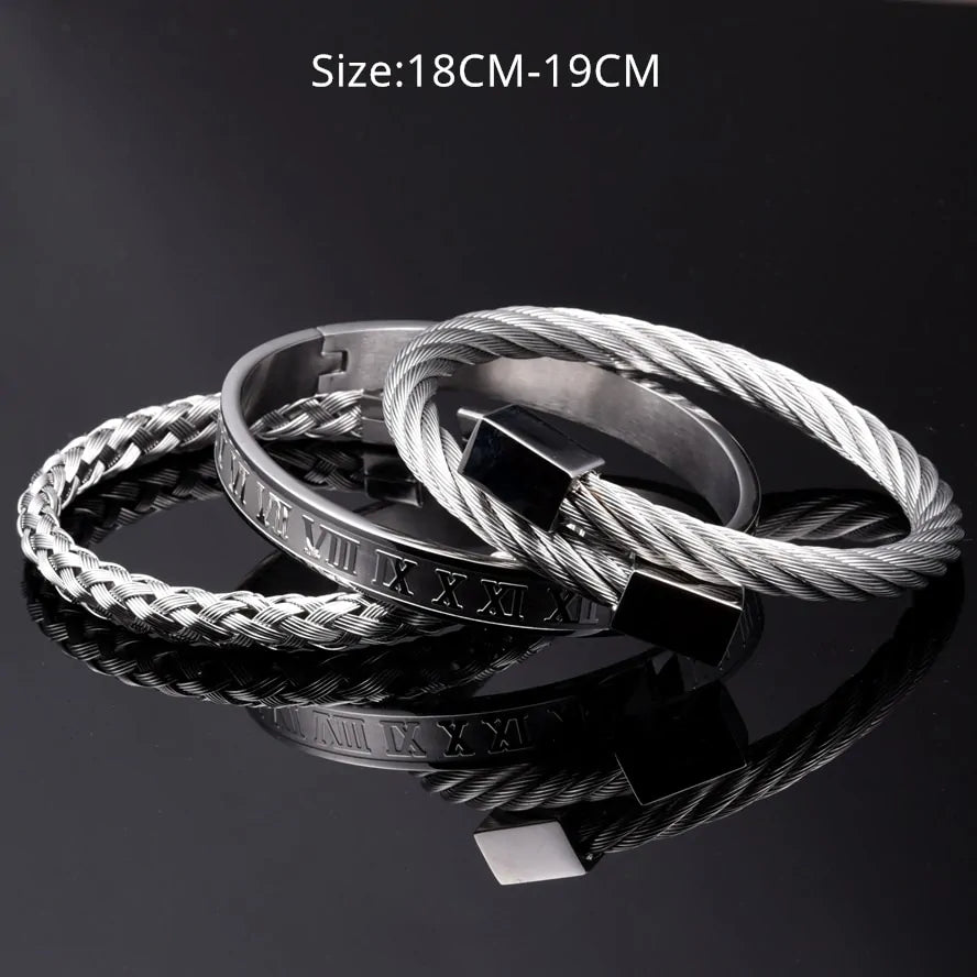 Stainless Steel Bracelet Men Jewelry