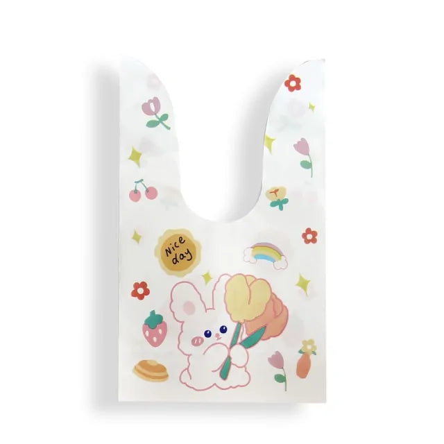 Cute Animal Ear Plastic Bags