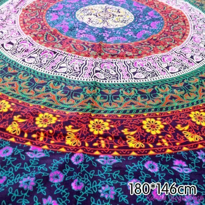 Colorful Mandala Tapestry