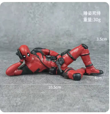 6 Types Deadpool 8cm Action Figures- Different Poses to Choose From!