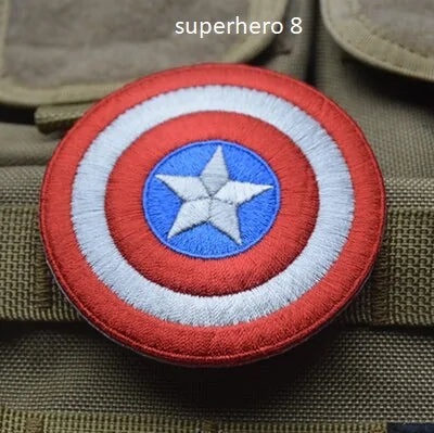 DC & Marvel Embroidered Heat Patches