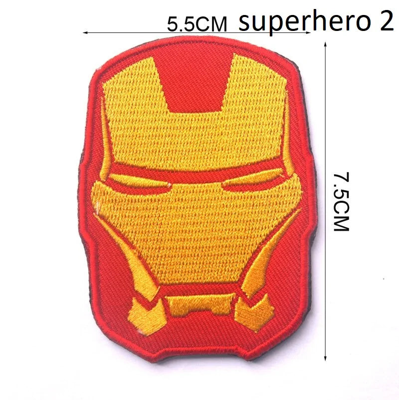 DC & Marvel Embroidered Heat Patches